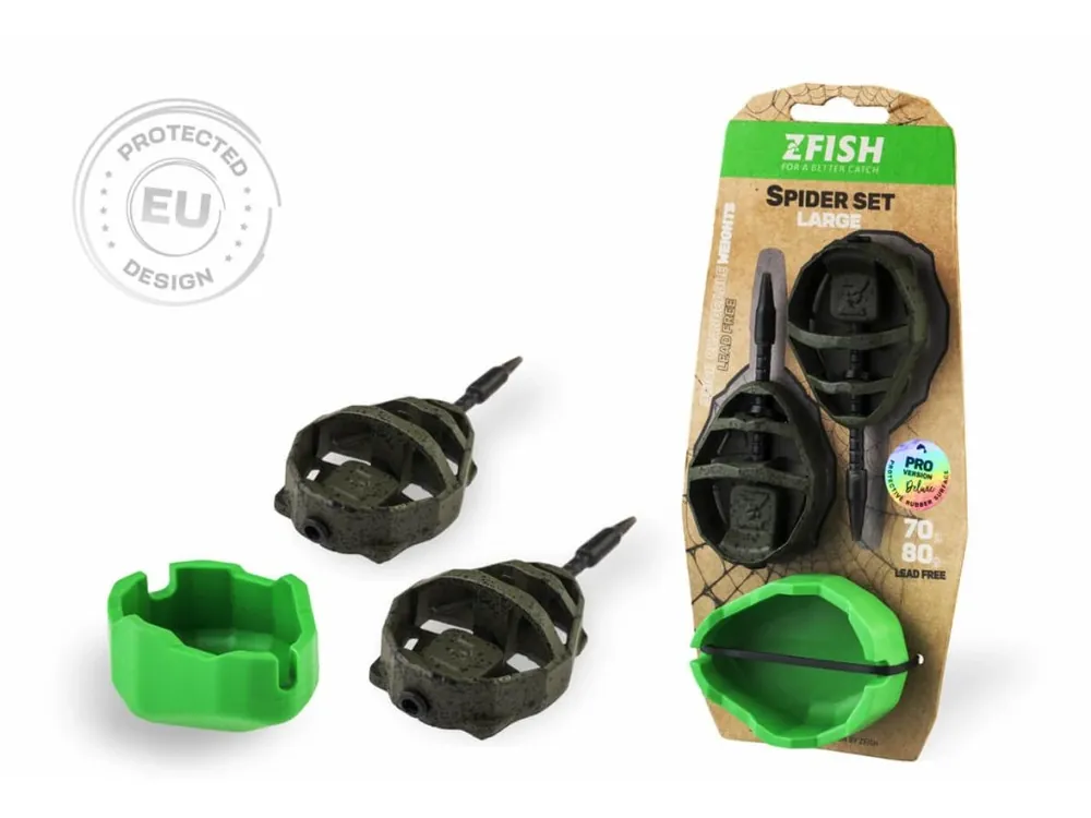 Cenový Hit ZFISH Sada Method Feeder Spider Large Set 70,80g + Formička