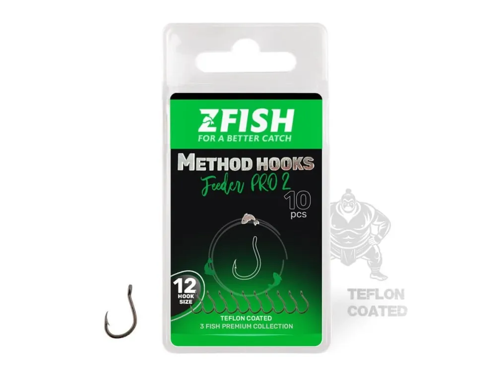 ZFISH Háčky Method Feeder PRO 2 Ověřený