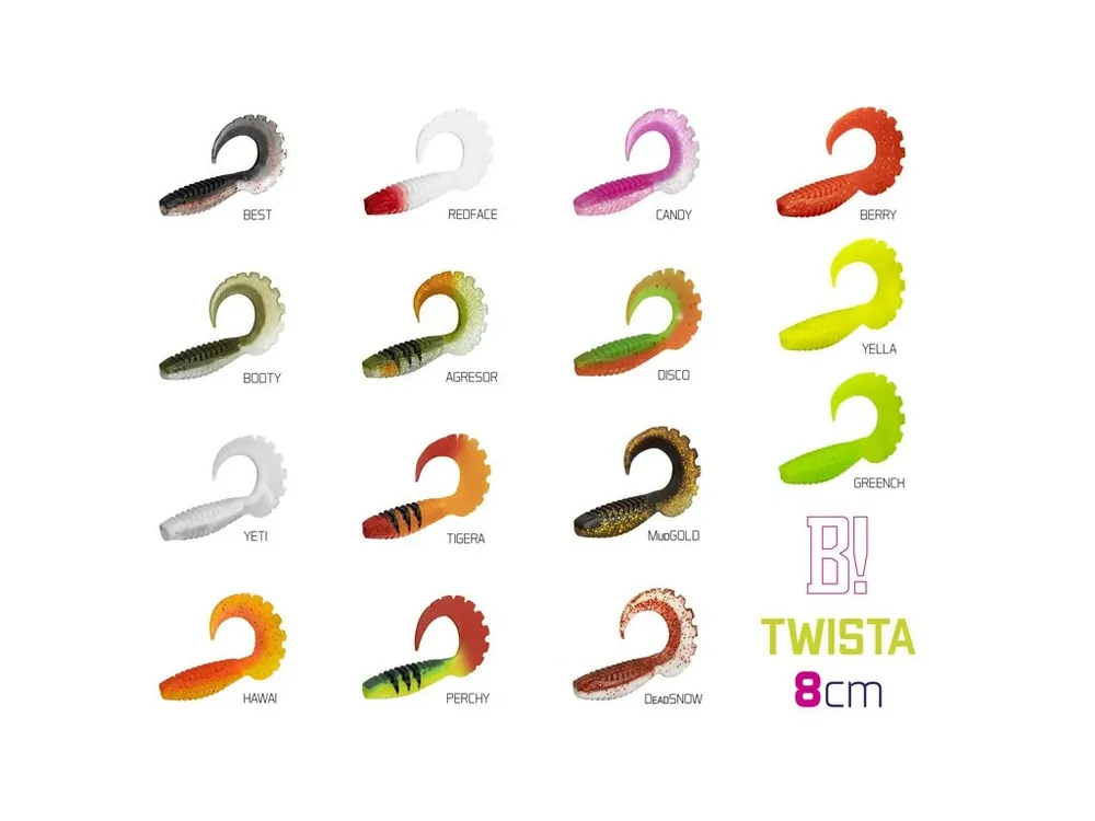 Umělá nástraha Delphin TWISTA UVs 8cm Tovární Cena