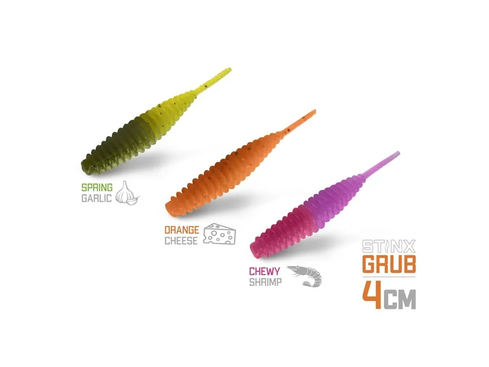 Umělá nástraha Delphin B! StinxGRUB 4cm Akce