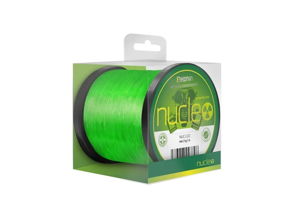 Kaprařský vlasec NUCLEO / fluo zelený Nejlepší Cena