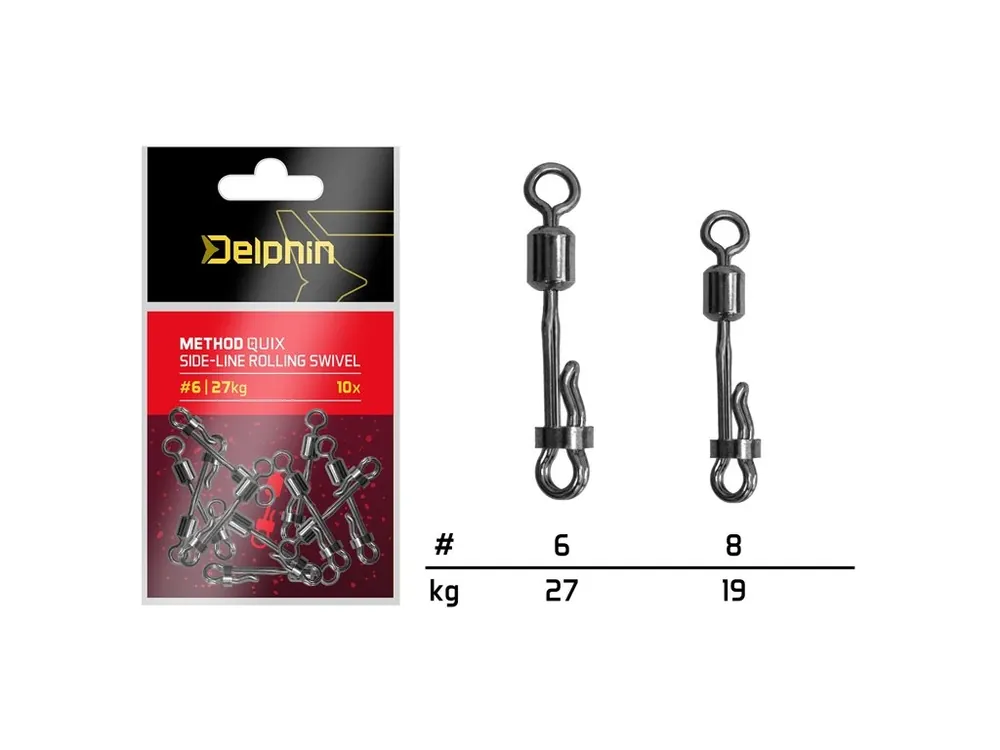 Rychloobratlík s pojistkou Delphin Method QuiX / 10 ks Cenový Hit