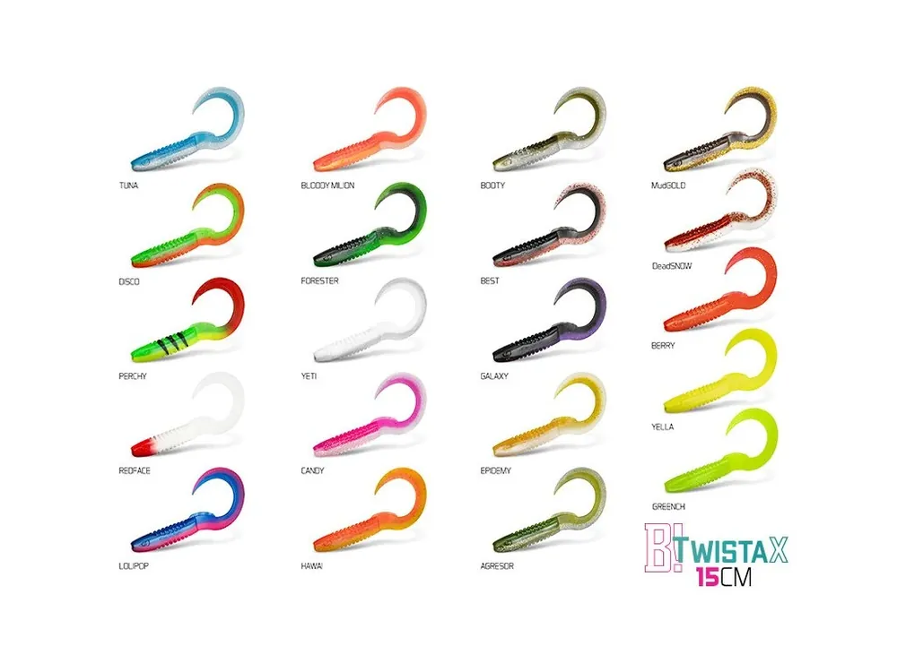 Umělá nástraha Delphin TwistaX Eeltail UVs 15cm Akce