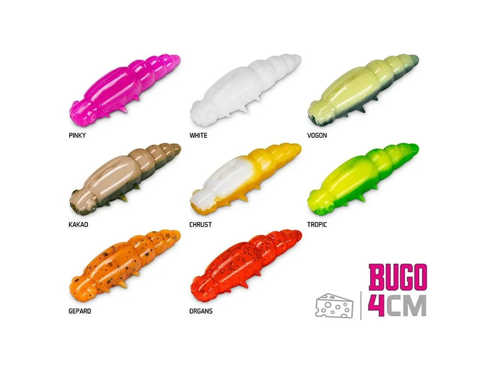 Umělá larva Delphin BUGO Cheese / 15ks 4cm Kup Teď