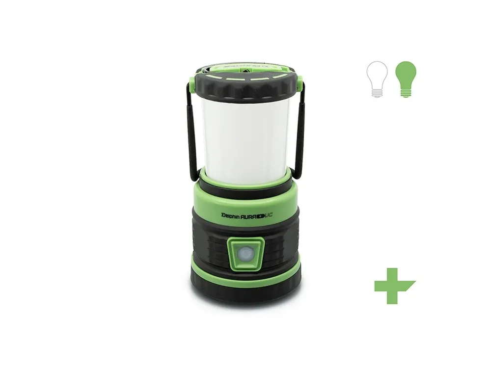 Kempová lampa Delphin AURA+ UC Akční Nabídka