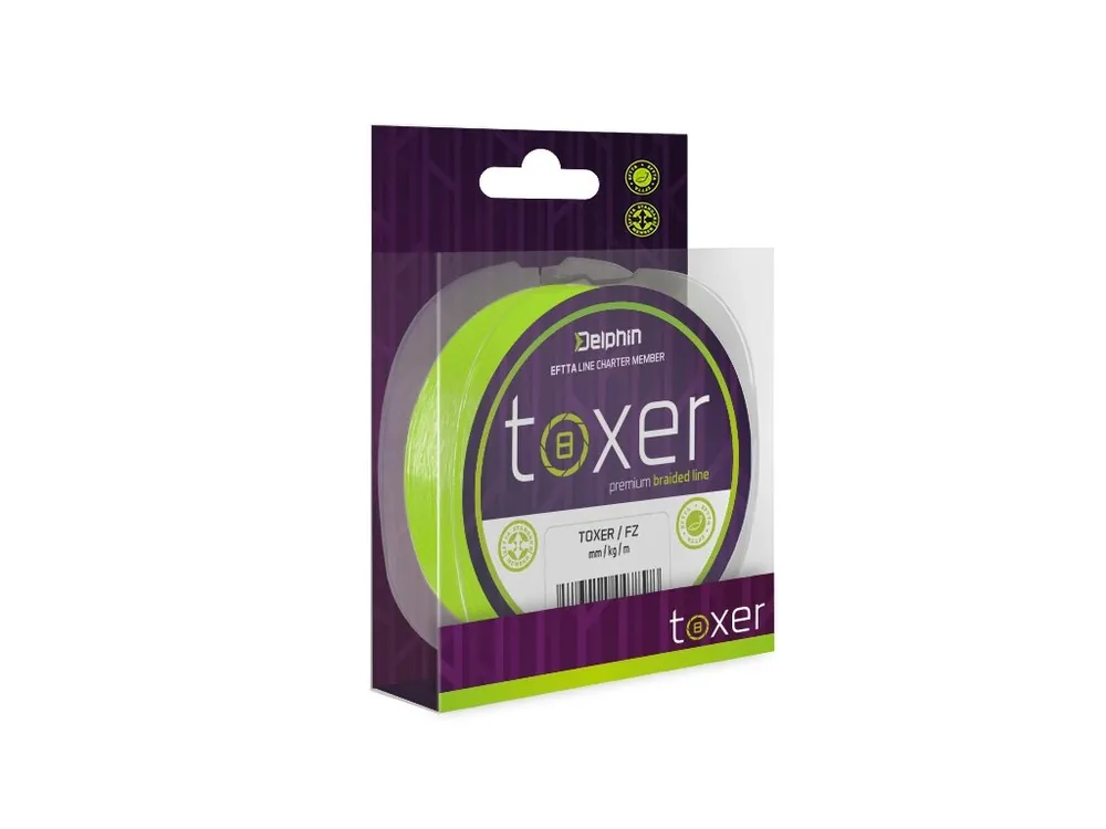Koupit Online Delphin TOXER 8 fluo zelená / 0.12 >>> 0.23mm