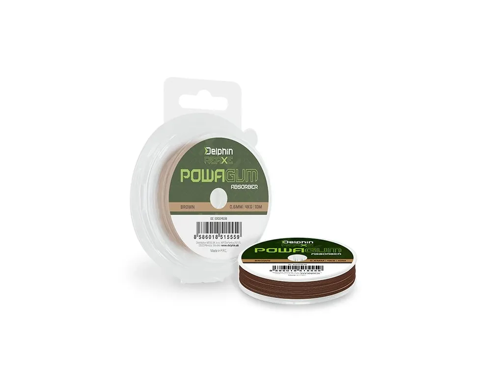 Delphin REAXE PowaGUM Absorber Hnědá Speciální Cena