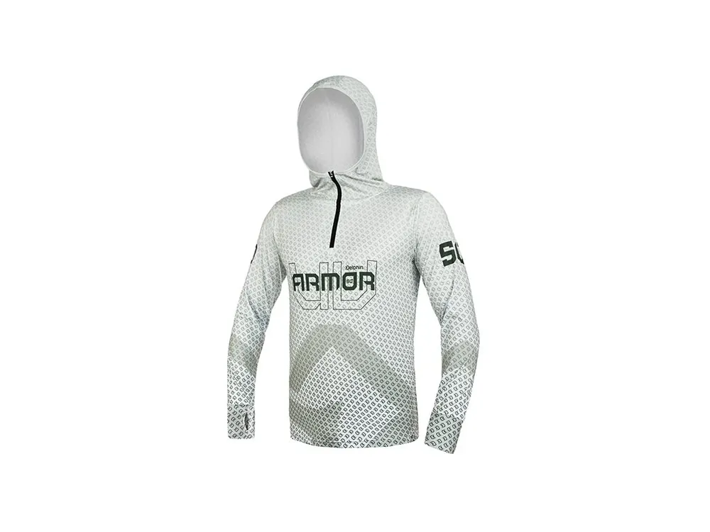 Nová Kolekce Tričko s kapucí Delphin UV ARMOR 50+ Olive