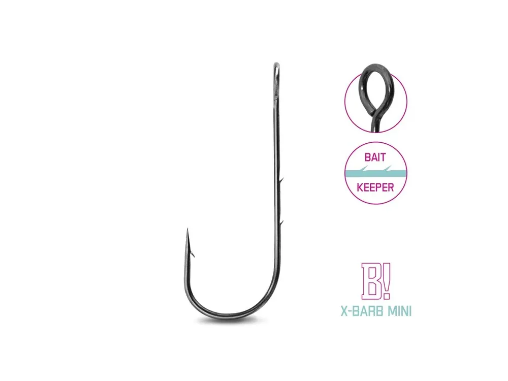 Háček na čeburašku Delphin B! X-BARB MINI / 8ks Nejprodávanější