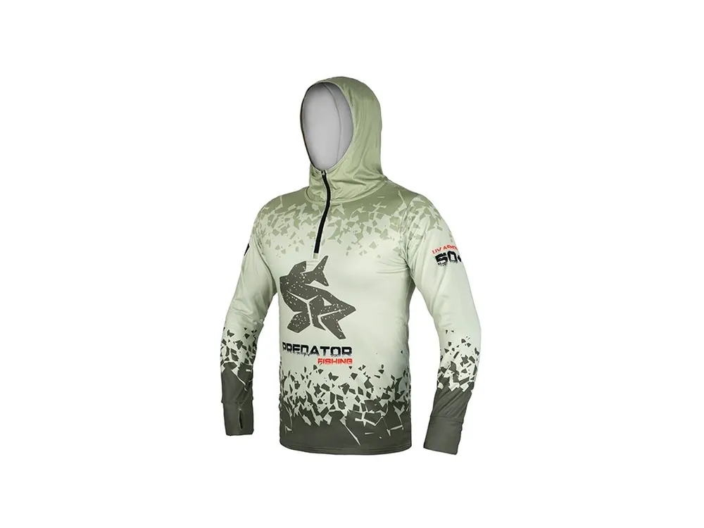 Značkový Tričko s kapucí Delphin UV ARMOR 50+ Predator