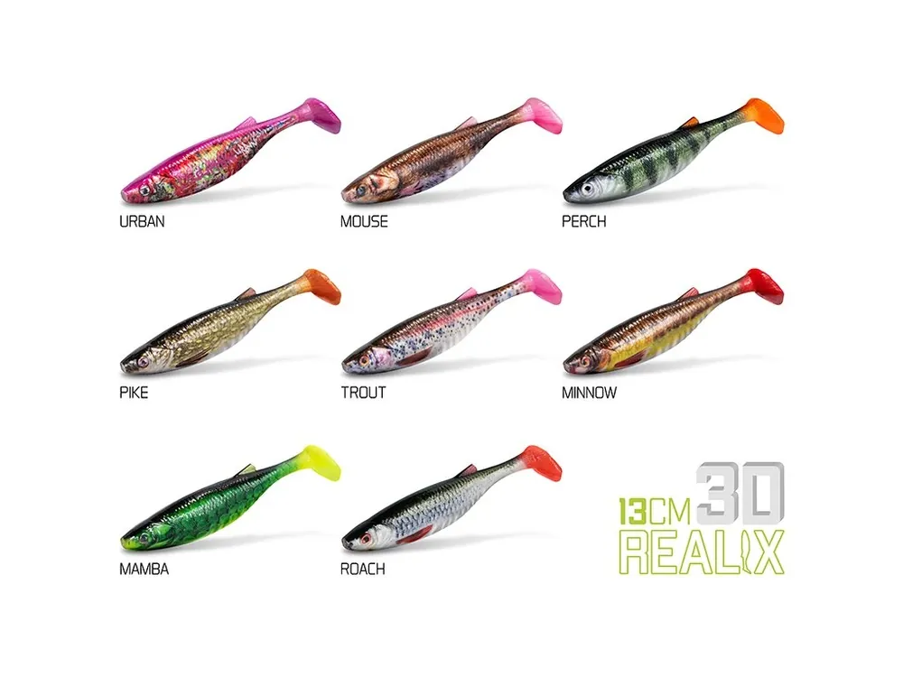 Oblíbený Umělá nástraha Delphin Realix 3D / 2ks 13cm