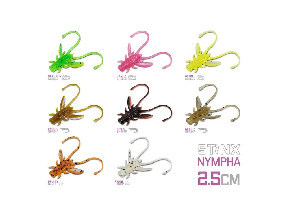 Umělá nástraha Delphin B! Stinx NYMPHA / 20ks 2,5cm Must-Have