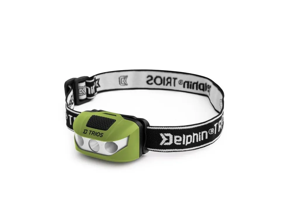 Čelová lampa Delphin TRIOS Aktuální