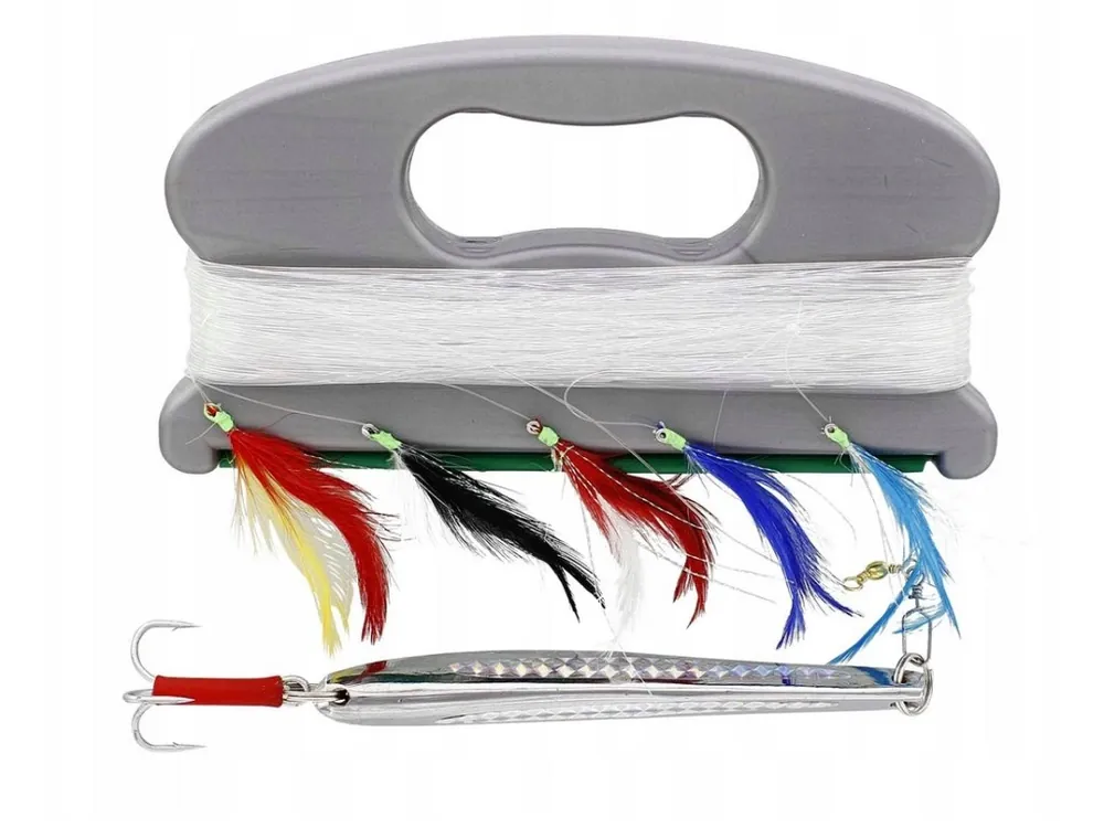 Akční Nabídka KINETIC Mořský navíječ Sea Winder Feather Tail 75m 0,80mm 200g