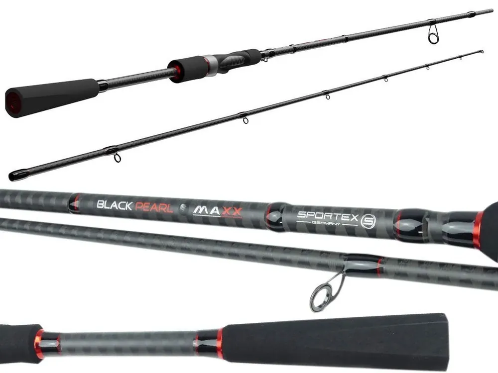 Sportex prut Black Pearl MAXX 2-díl - 210cm 20g Baitcast Levný