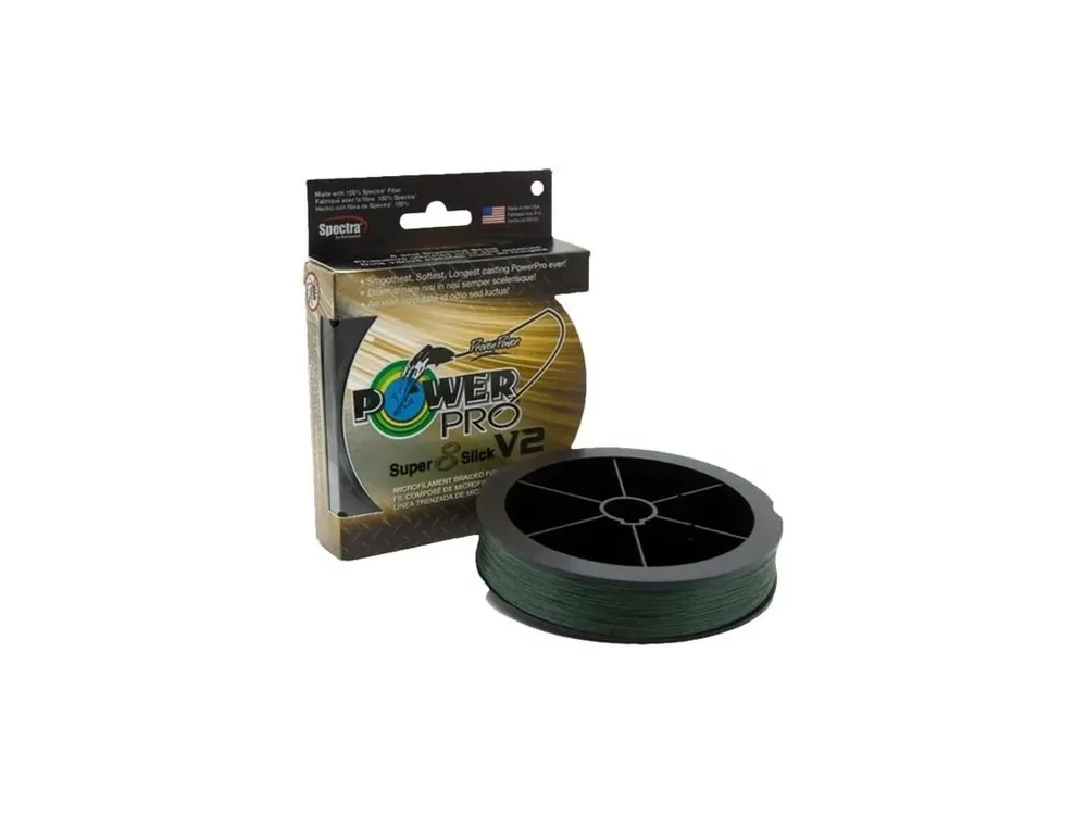 Pletená Šňůra PowerPro Sup 8 Slick V2 Moss Green 135m Novinka