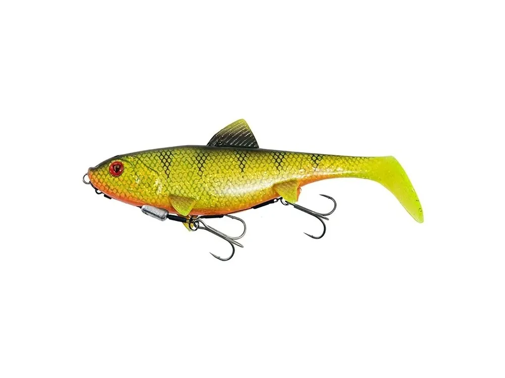 Fox Rage Gumová Nástraha Replicant Shallow Legend Colours 23cm 125gr UV Natural Perch Vysoce Kvalitní