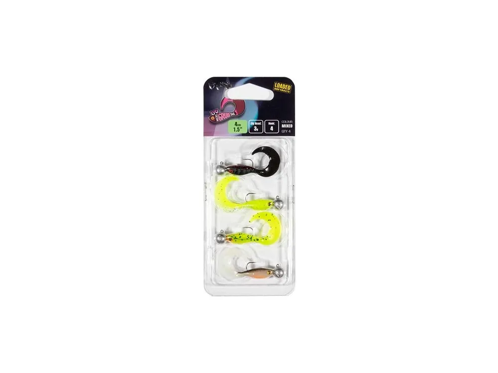 Objednat Nyní Fox Rage Sada Nástrah Ultra UV Micro Grub Mixed Colour Loaded Lure Pack 3gr 4cm 4ks