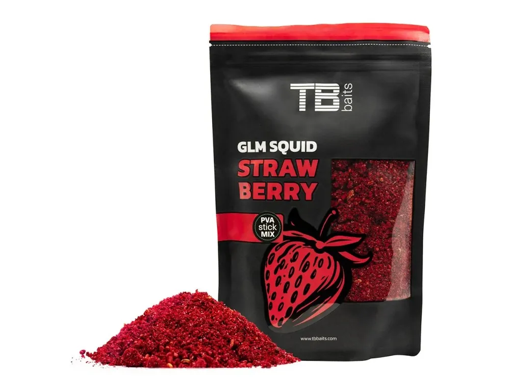 TB Baits PVA Stick Mix GLM Squid Strawberry Cenově Výhodný