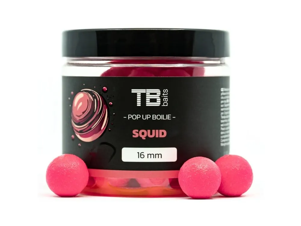 TB Baits Plovoucí Boilie Pop-Up Squid + NHDC 65 g Bezpečná Platba