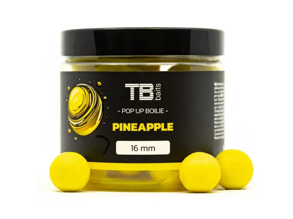 TB Baits Plovoucí Boilie Pop-Up Pineapple + NHDC 65 g Bezpečná Platba