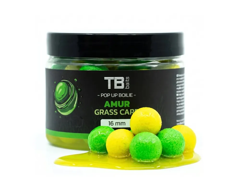 Časově Omezené TB Baits Plovoucí boilie Pop-Up Amur + NHDC 50 g 16 mm