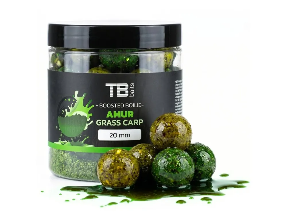 Autentický TB Baits Boosterované Boilie Amur 120 g