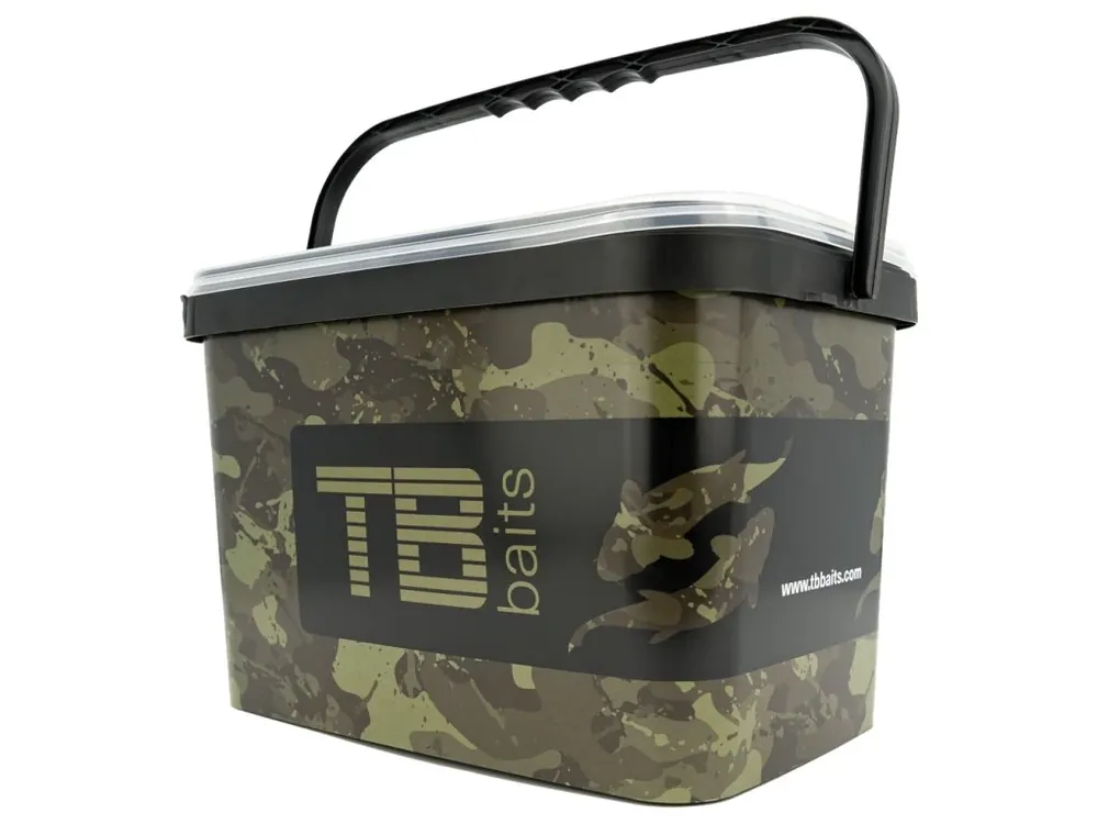 Ověřený TB Baits Kbelík Camo Carps 5 L
