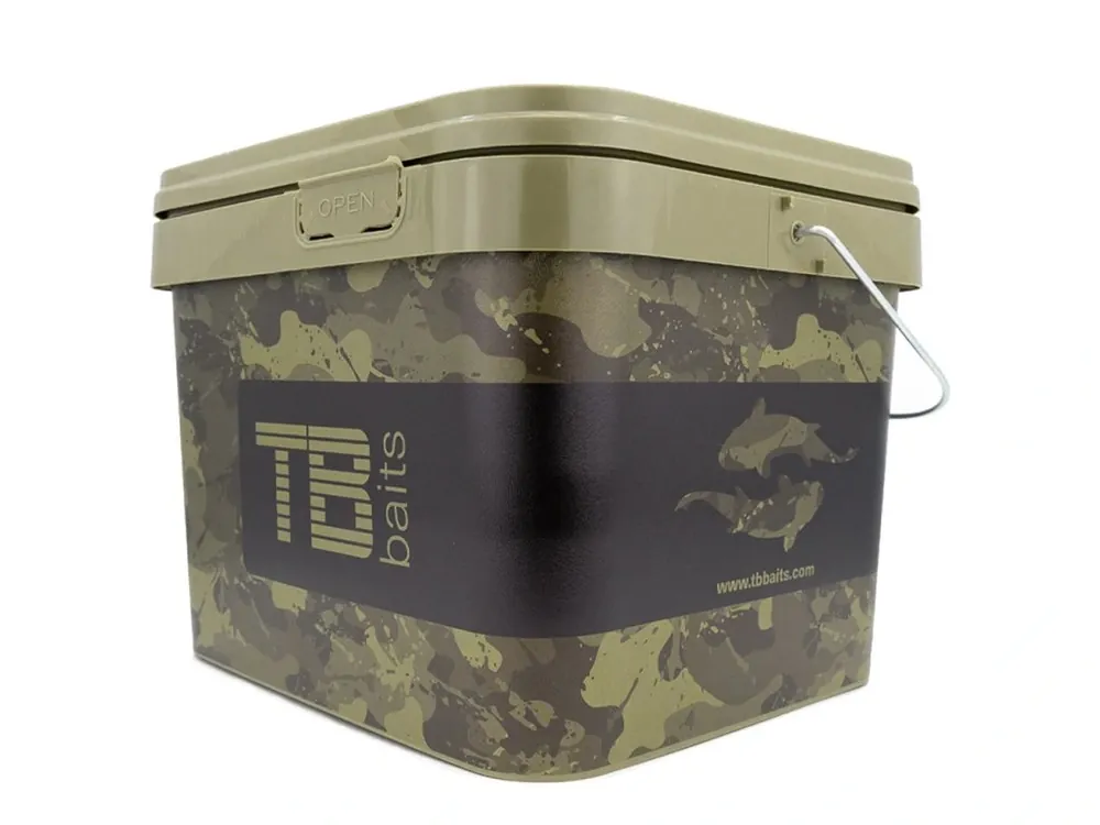 TB Baits Kbelík Carp Camo Premium 10 L Časově Omezené