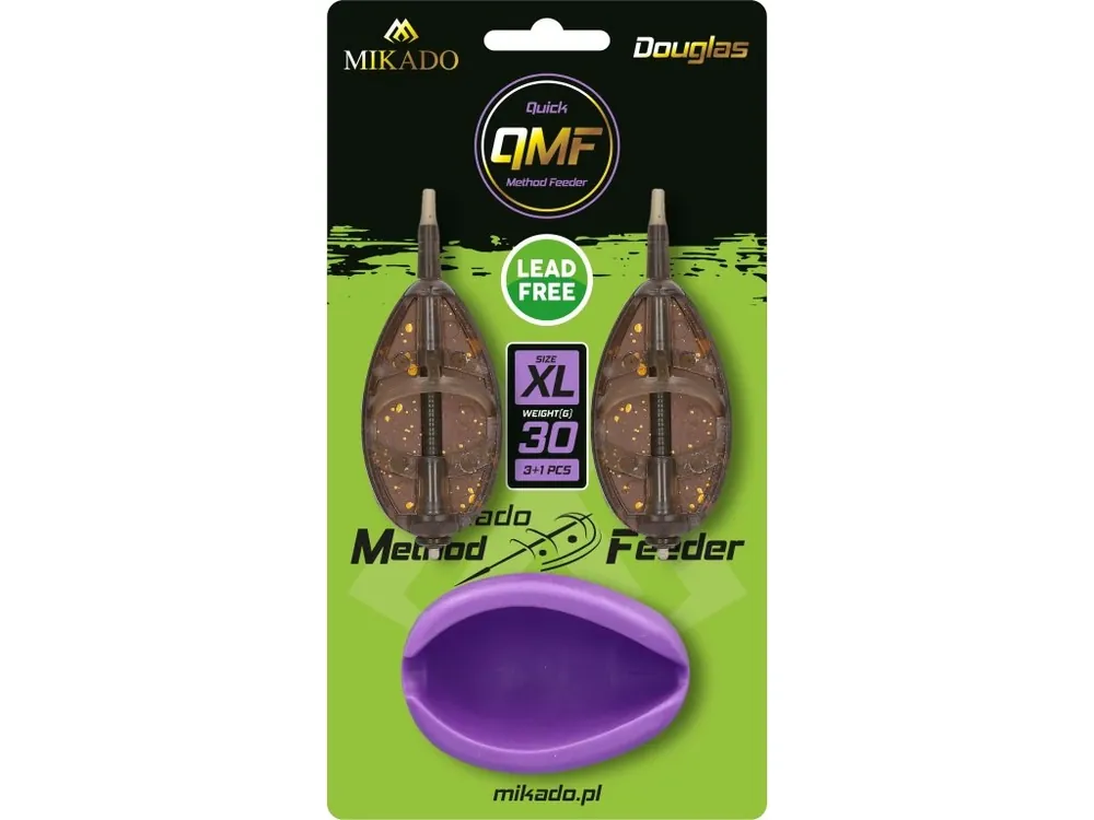 Super Cena Mikado Krmítko Method Feeder Douglas Q.M.F. Set XL Komplet + Formička