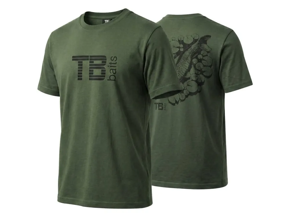 TB Baits Tričko Hidden Carp Green Nakupujte Hned