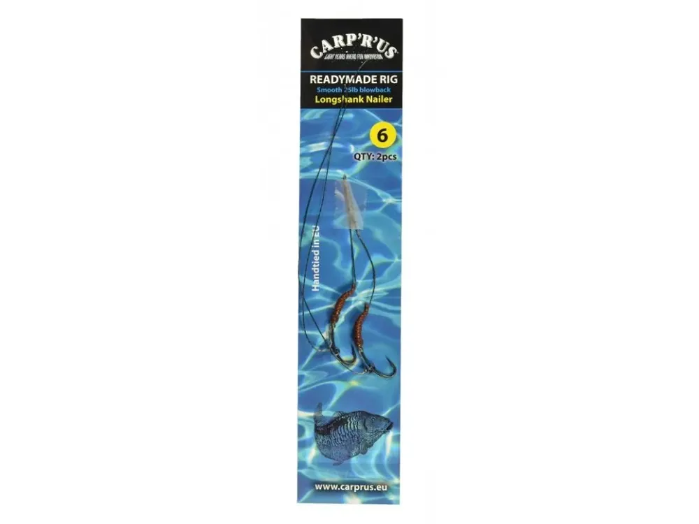 Carp´R´Us Návazec Blowback Rig Smooth 25lbs LNG vel.8, 2ks Sleva