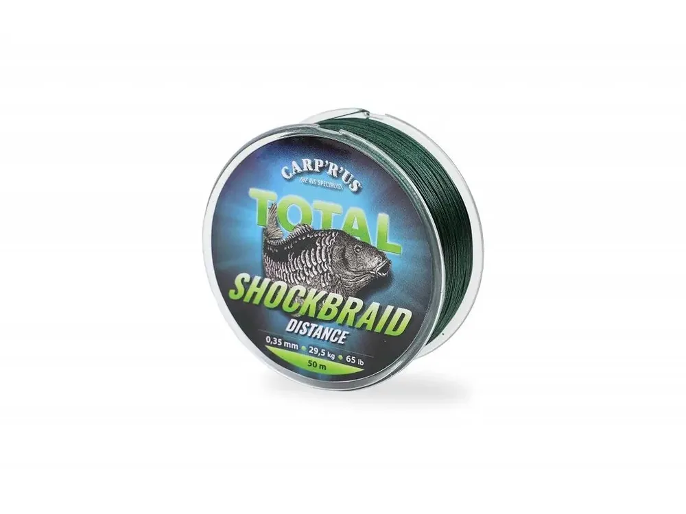 Carp´R´Us Šoková šňůra Shock Braid Distance 50m Top Prodej