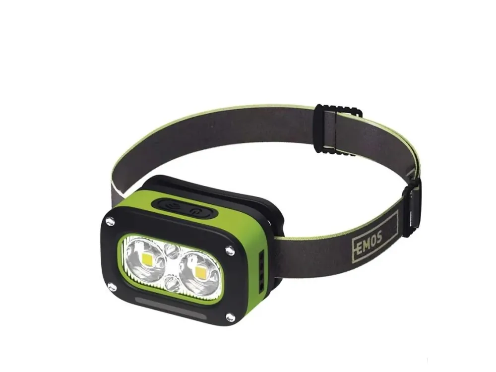 Super Cena Emos LED nabíjecí čelovka P3545, 175 lm, 50 m, Li-Pol 800 mAh