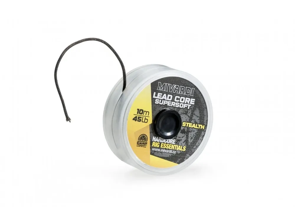 Nová Kolekce Mivardi Šňůrka Lead core SuperSoft - Snake camo 10m / 45lb