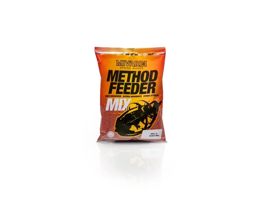 Jen Po Omezenou Doba Mivardi Method feeder mix - Krill & Robin Red