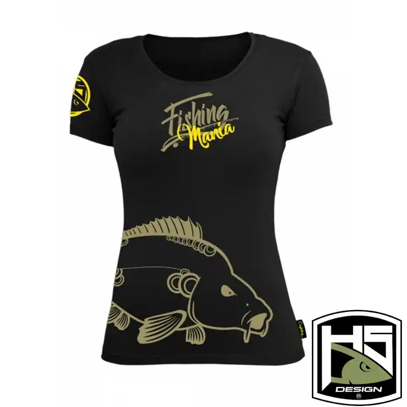 Cenový Hit Tričko Carpfishing Mania dámské HOTSPOT DESIGN