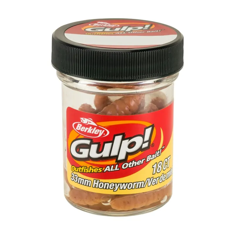 GULP! HONEY WORM 3,3CM NATURAL Finální Výprodej