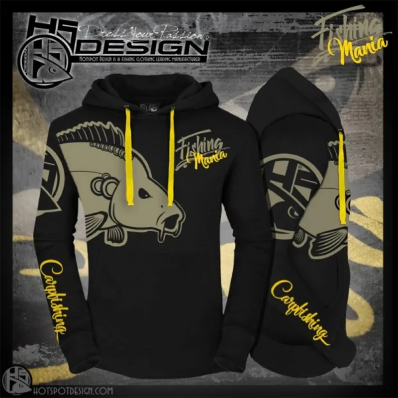 Kup Teď Mikina pro rybáře Mikina Fishing Mania Carpfishing HOTSPOT DESIGN