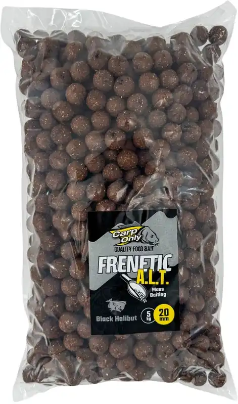 FRENETIC A.L.T. BOILIES BLACK HALIBUT 24MM 5KG Finální Výprodej