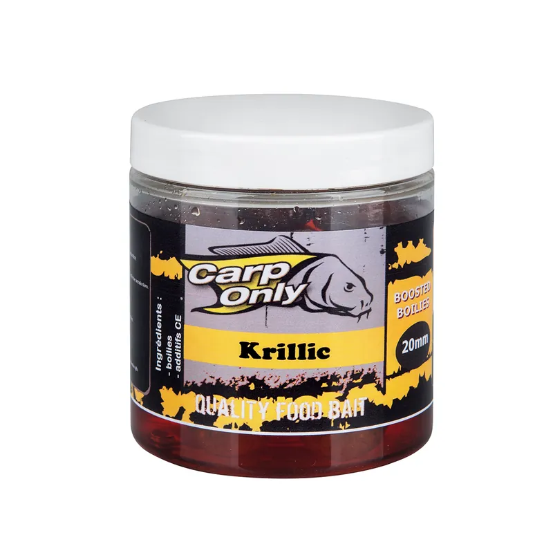 Dokud Zásoby Vydrží KRILLIC (KRILL & ČESNEK) DIPOVANÝ BOILIES 20MM 250ML