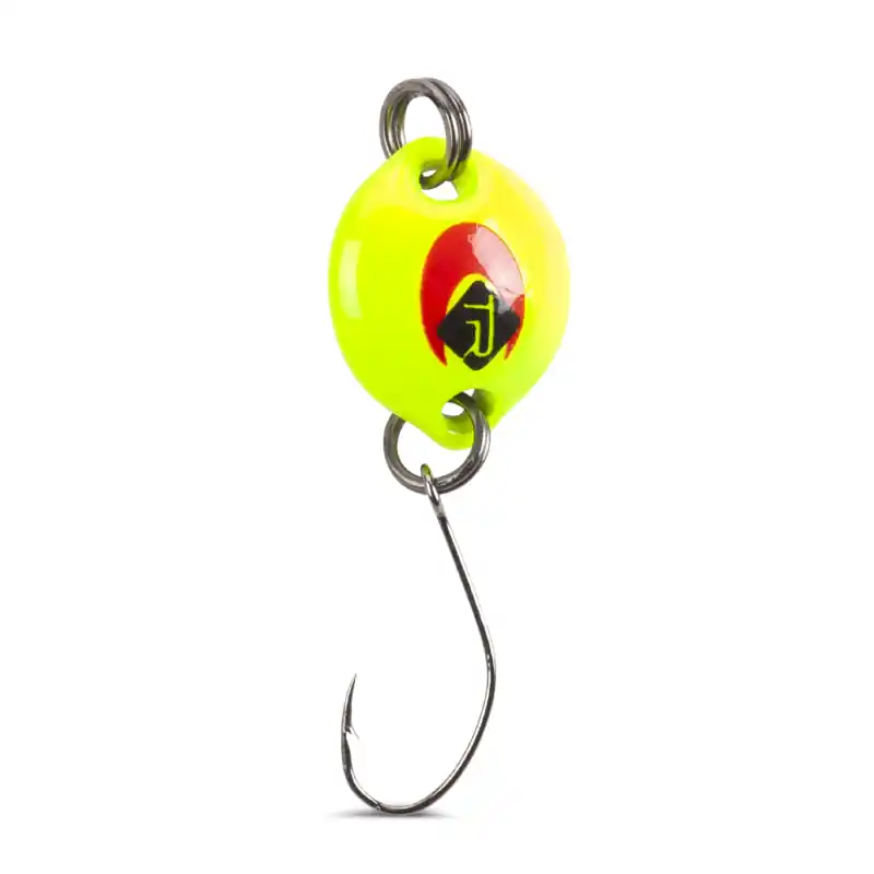 Iron Trout třpytka Button Spoon vzor EYB 1,8 g Vrácení Zdarma