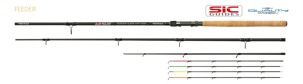 Aktuální Mistrall prut Lexus Feeder 3,90m 120 g
