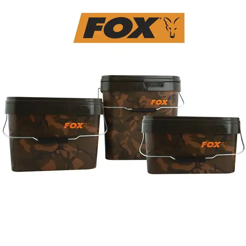 Jen Po Omezenou Doba FOX Kbelík na krmení FOX CAMO SQUARE BUCKETS 10 l