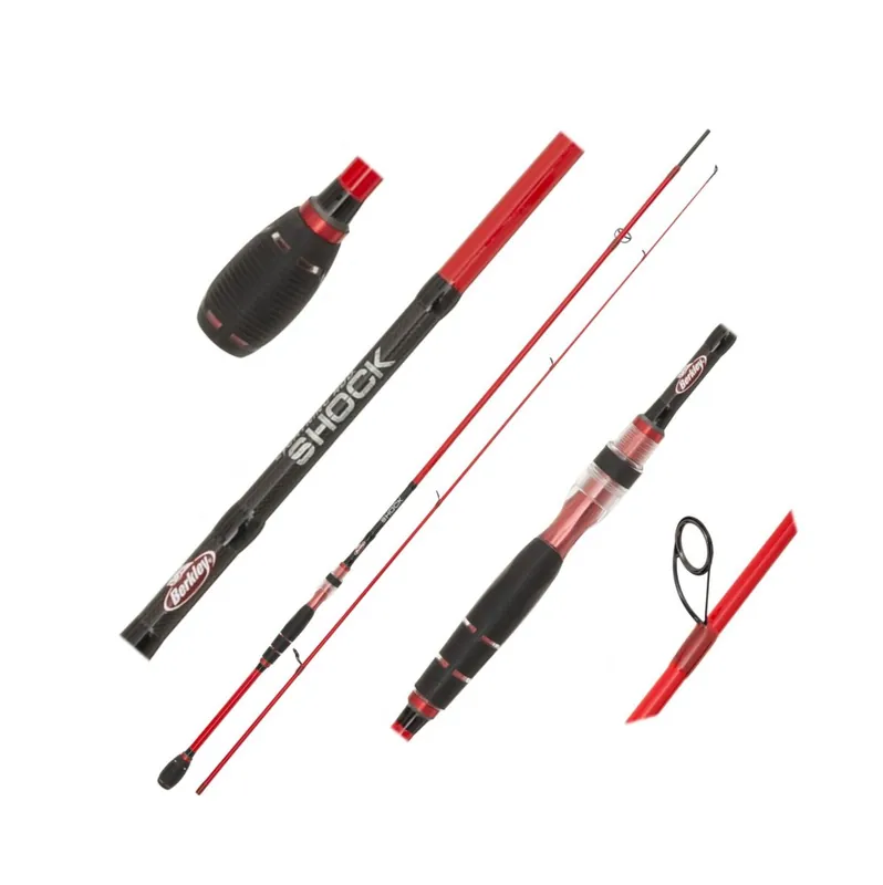 Akční Cena Přívlačový prut Berkley Lighting Shock Red Spin H 2,40m 30-60g