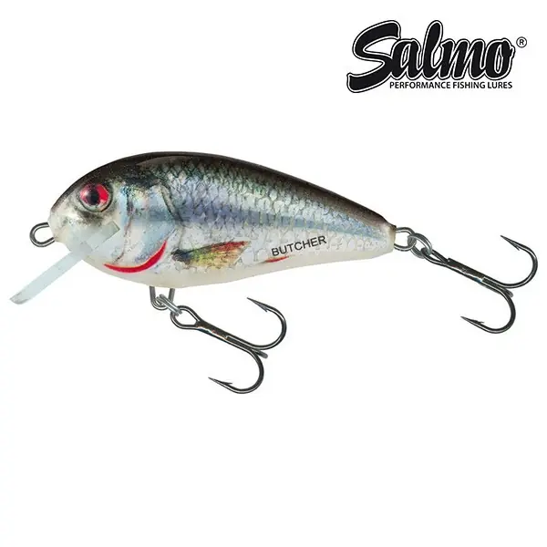 SALMO WOBBLER BUTCHER FLOATING - 5CM Holographic Real Dace Cenový Hit