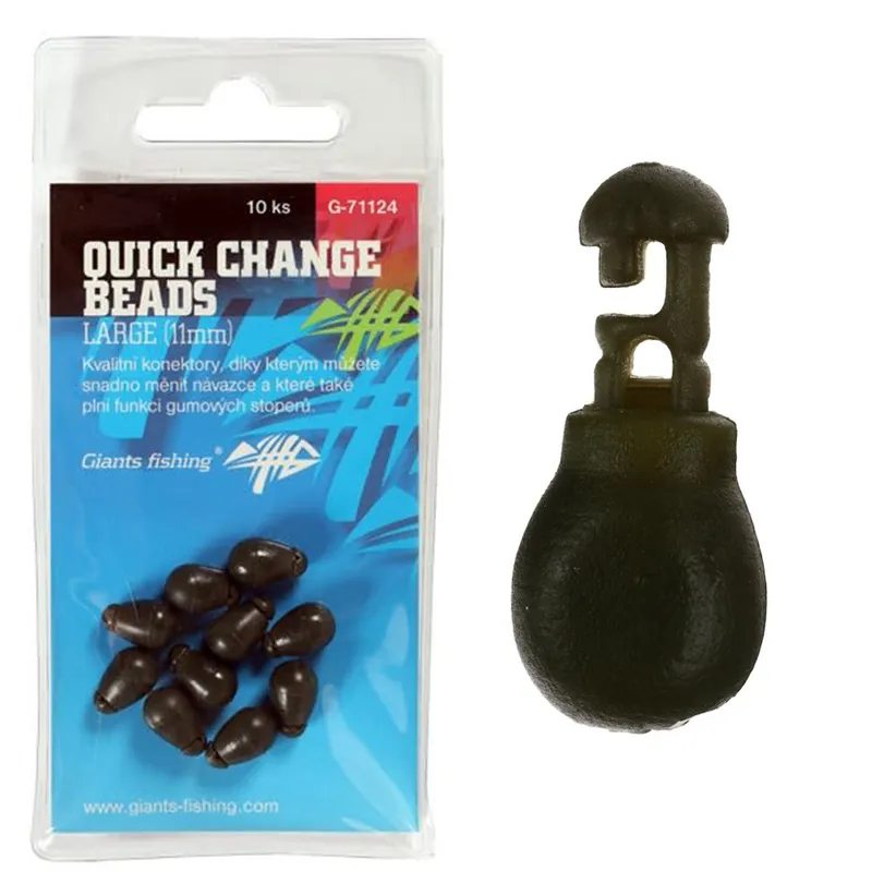 Giants fishing Zarážky Quick Change Beads Small 9mm, 10ks Cenový Hit