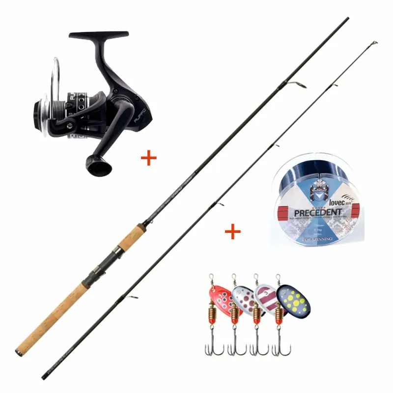 Nová Kolekce Mistrall přívlačový set se třpytkami (prut LAMBERTA XR SPIN 2,40m 15-40g)
