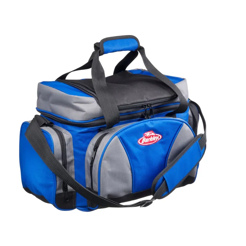 Přívlačová taška s krabičkami Berkley System Bag Blue Grey Black XL Víkendová Akce