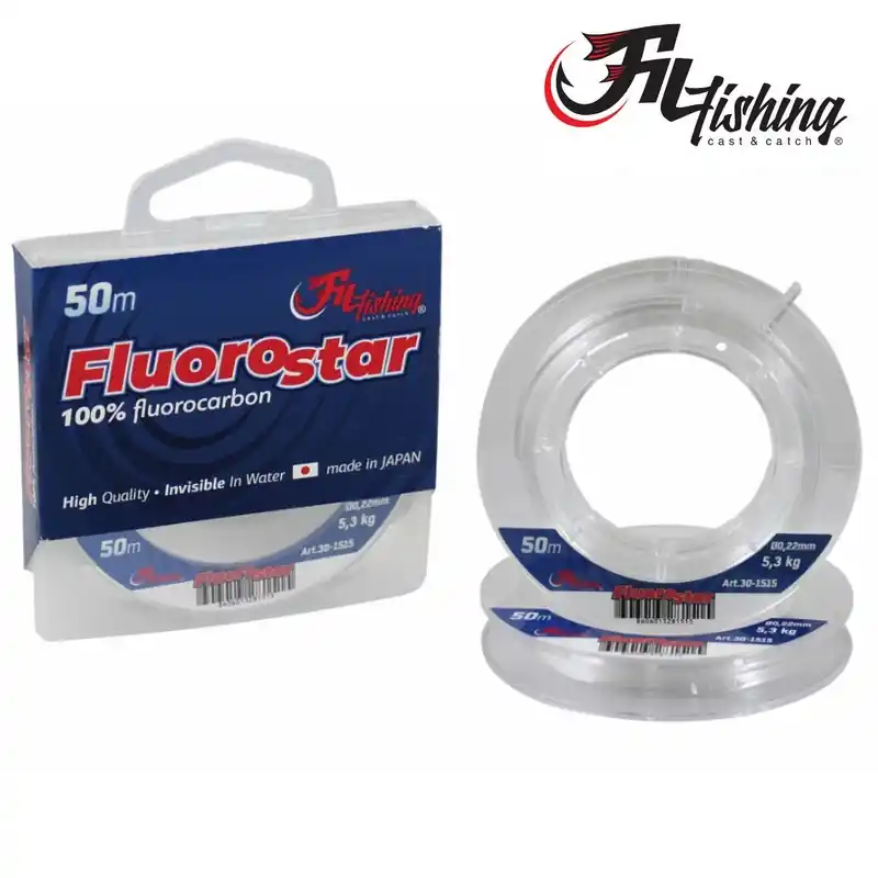Nejprodávanější Fluorocarbon 50 m Filfishing Fluorostar Fluorocarbon